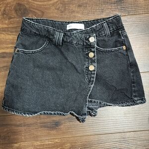 Zara Charcoal Denim Overalls